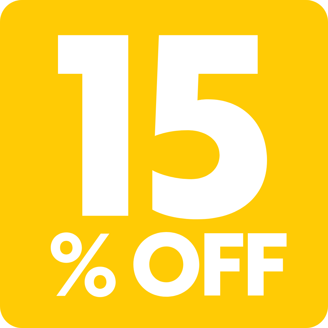 15% off alimentos