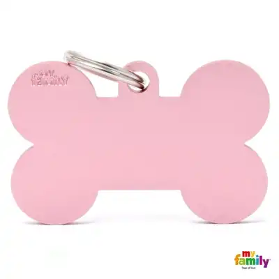 MY FAMILY MEDALLA BASIC XL PINK XL ALUMINUM BONE MFBXL03