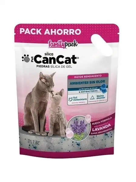 CAN CAT PIEDRA SILICA FAMILY 7.6L LAVANDA 733