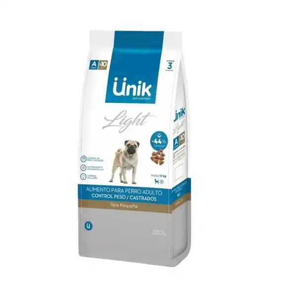 UNIK PERRO ADULTO TALLA PEQUEÑA CONTROL DE PESO/CASTRADOS 3KG