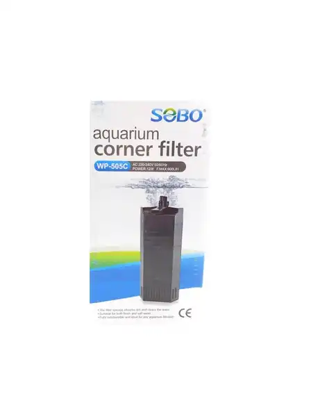 SOBO FILTRO INTERNO ESQUINERO 500L/H WP-505C
