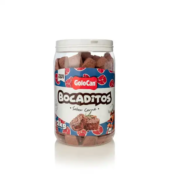 GOLOCAN BOCADITOS CARNE FRASCO X 2 KG - GOLOCAN