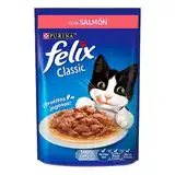 FELIX POUCH SENSACIONES DE SALMON EN SALSA 85 GRS