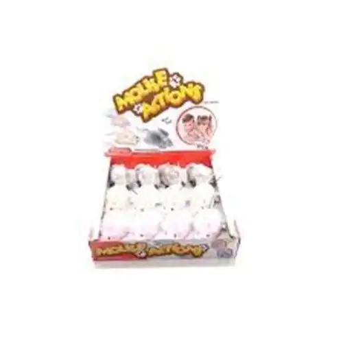PER-ROS RATON DE PIEL COLOR A FRICCION X12 (X UNIDAD)