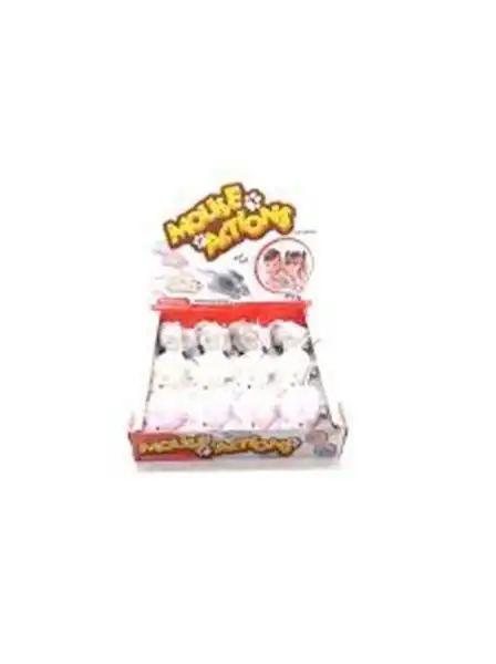 PER-ROS RATON DE PIEL COLOR A FRICCION X12 (X UNIDAD)