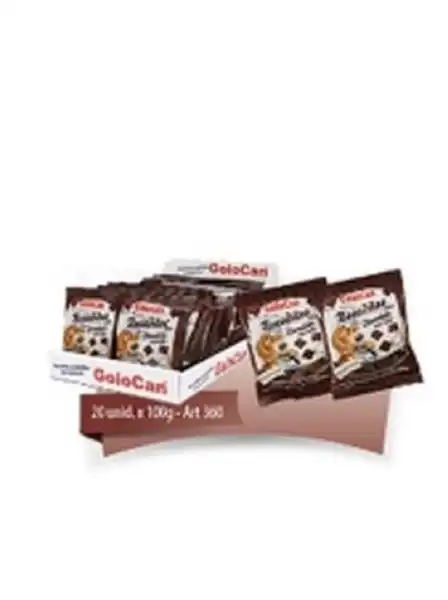 GOLOCAN BOCADITOS FINOS CHOCOLATE Y LECHE 100GRS CAJA X20 UNIDADES