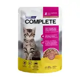 VITALCAN COMPLETE TROCITOS EN SALSA CARNE GATO CACHORRO 85G X UNIDAD