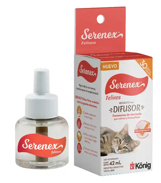 KONIG REPUESTO SERENEX DIFUSOR FELINO 42 ML 