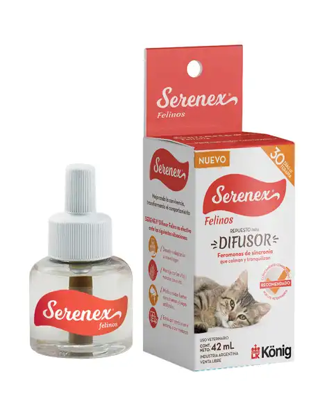 KONIG REPUESTO SERENEX DIFUSOR FELINO 42 ML 