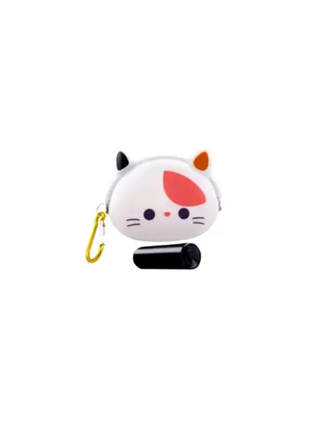PER-ROS DISPENSER CON BOLSA P/KK GATITO BLANCO 10,5X8