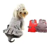 PER-ROS JUMPER CON MOÑO Y HUELLAS TALLE S - 