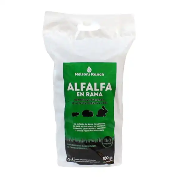 NELSONIRANCH ALFALFA EN RAMA MEGA PACK 500GRS (X 4 UNIDADES)