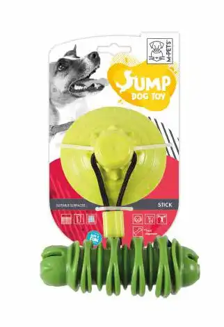 M-PETS JUMP DOG TOYS STICK - VERDE