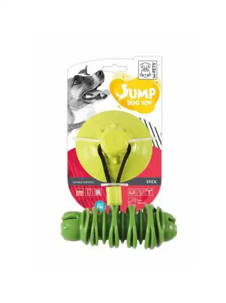 M-PETS JUMP DOG TOYS STICK - VERDE