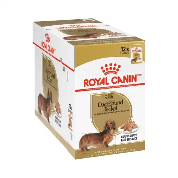 ROYAL POUCH DACHSHUND 85GR (CAJA 12 UNIDADES)