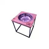 PETSIGN COMEDERO SIMPLE BOXY EN ALTURA L NEGRO 30X30X30CM