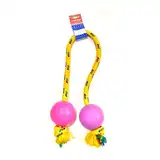 PETSPLAST PELOTA DE GOMA GRANDE SOGA ALPINA 15MMX75CM