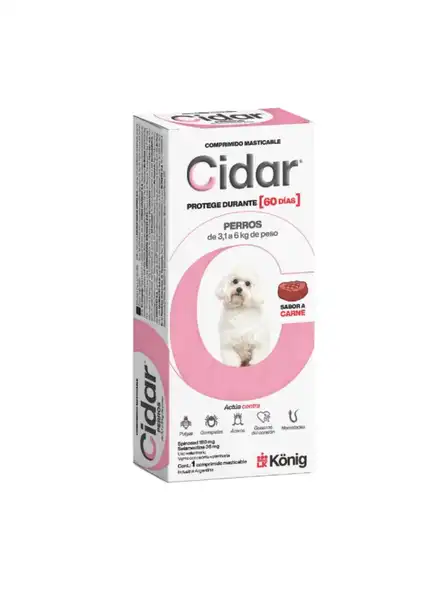 KONIG CIDAR PERROS DE 3,1 A 6 KG