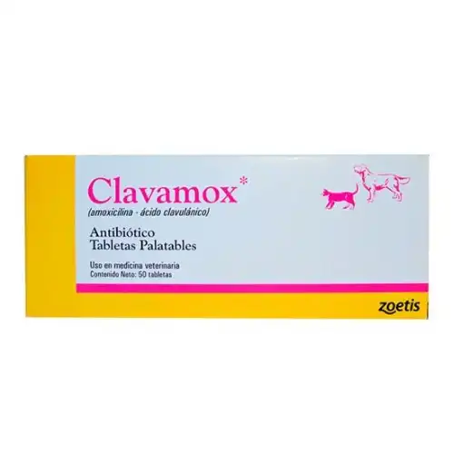 ZOETIS CLAVAMOX TAB 250 MG X 50 COMP 