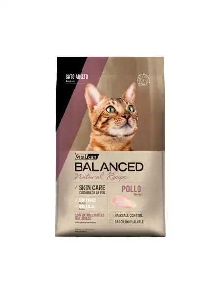 VITALCAN BALANCED GATO ADULTO NATURAL RECIPE POLLO 3 KG