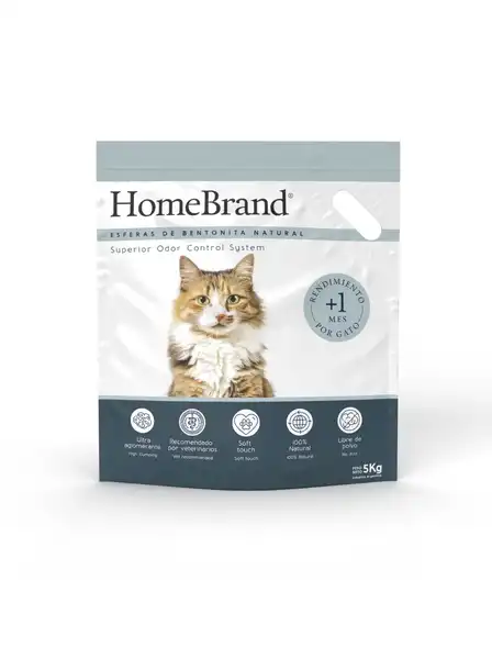 HOMEBRAND ESFERAS DE BENTONITA HOMEBRAND X 5 KG 