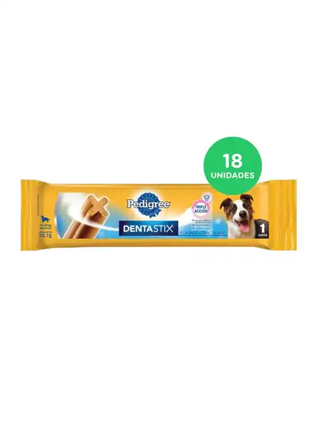 PEDIGREE DENTASTIX RAZAS MEDIANAS CAJA 18 X 1 UNIDAD 