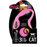 MILLEX FLEXI CORREA EXT.NEW CAT XS 3M-8KG-CORD-ROSA