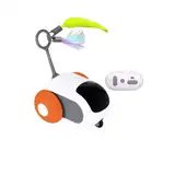 BEEPAW JUGUETE RATON INTELIGENTE PARA GATOS WHEEL-E NARANJA