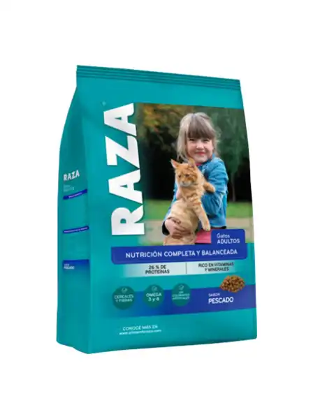 RAZA GATO PESCADO X 10 + 1KG GRATIS