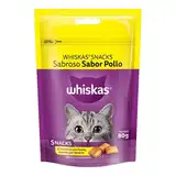WHISKAS SNACK POLLO 1 UNIDAD X 80 GRS
