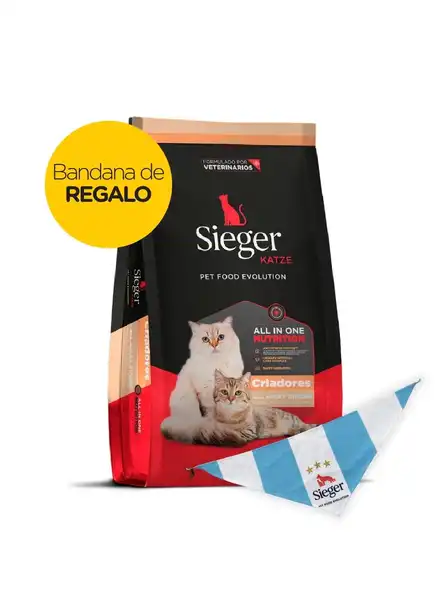 SIEGER KATZE CRIADORES 7,5 KG 