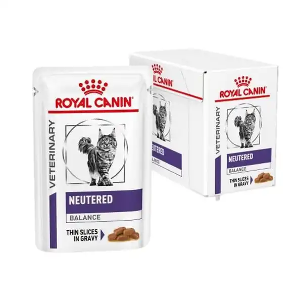 ROYAL NEUTERED BALANCE CAT POUCH 85G (CAJA X12 UNIDADES)