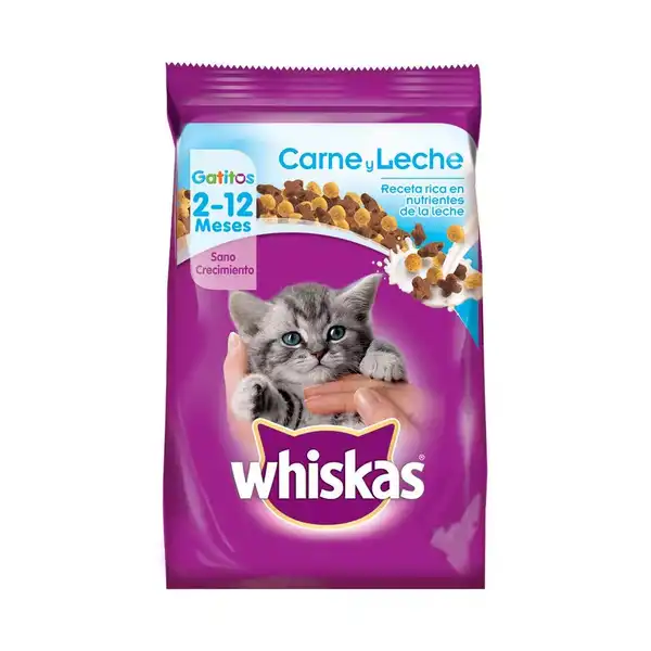 WHISKAS GATITOS CARNE & LECHE 10 KG