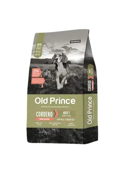 OLDPRINCE NOVEL CORDERO Y ARROZ ADULTO SMALL 7,5KG
