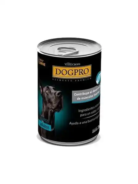 DOGPRO ADULTO LATA 340GR SABOR CARNE 