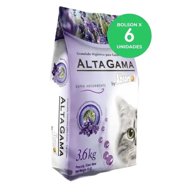 SOL MINERALES ABSORSOL ALTA GAMA LAVANDA 3,6KG (BOLSON X 6U) 
