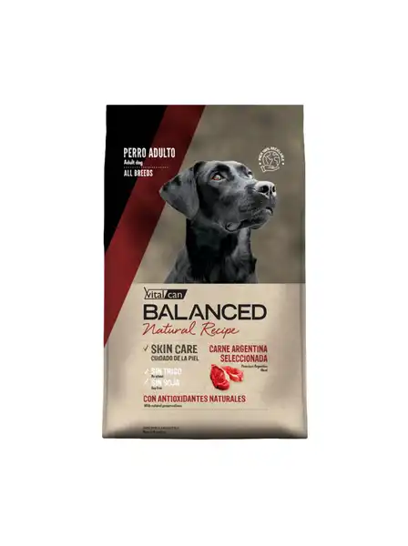 VITALCAN BALANCED NATURAL RECIPE CARNE ARGENTINA 15KG 