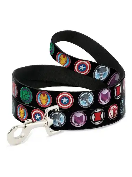 DISNEY CORREA PARA PERROS M MARVEL LOGOS