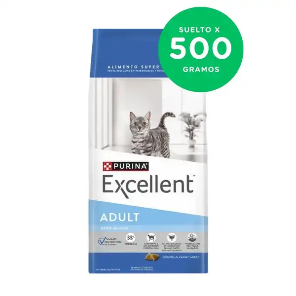 EXCELLENT ADULT CAT SMART 15KG (X 0,5KG SUELTO)