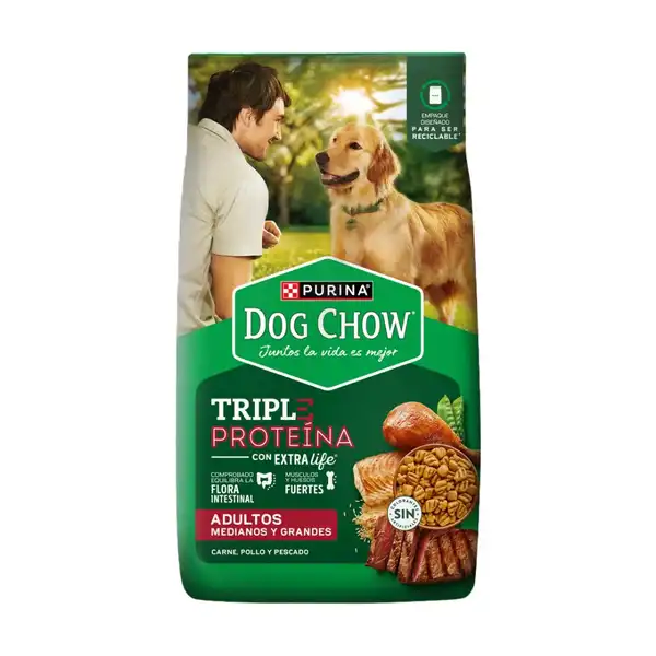 Alimento Balanceado Seco Dogchow Adultos Medianas y Grandes 15 kg para Perros