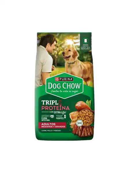 Alimento Balanceado Seco Dogchow Adultos Medianas y Grandes 15 kg para Perros