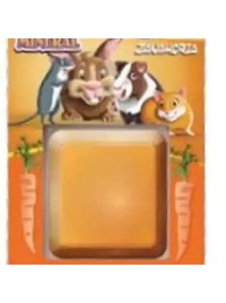 PORTA Bloque Mineral Hamster Zanahoria