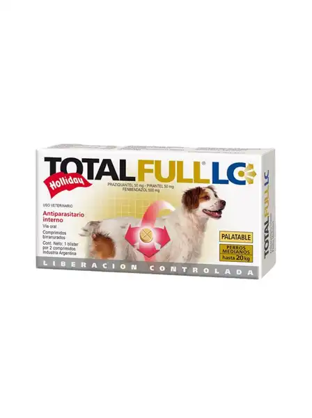 HOLLIDAY TOTAL FULL LC PERROS H/20 K X 2 COM