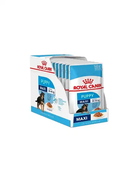 ROYAL MAXI PUPPY POUCH 140GR (CAJA X 10)