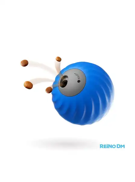 BEEPAW JUGUETE PELOTA DISPENSER ROLL- E AZUL