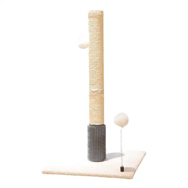 BEEPAW PALO RASCADOR PARA GATOS BEEPAW GRIS 72X37.5X37.5CM MOD3