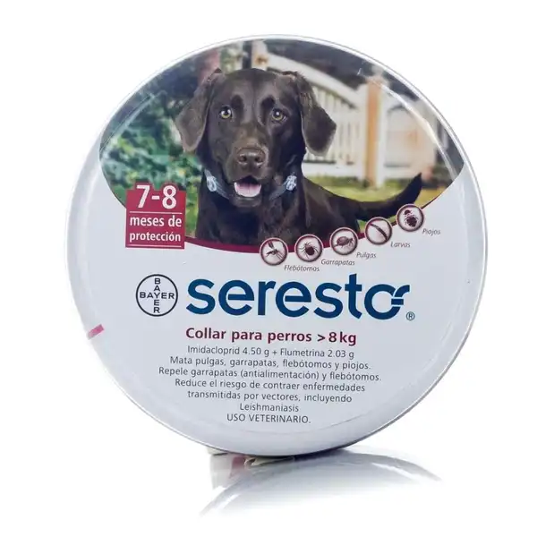 Collar Bayer Seresto PG MAS de 8 kg para Perros