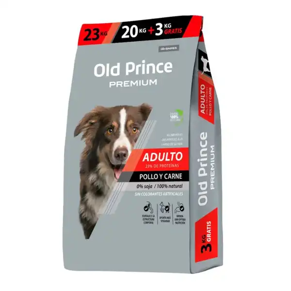 OLDPRINCE PREMIUM ADULTO 20KG + 3KG DE REGALO