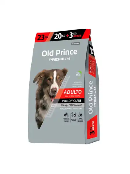 OLDPRINCE PREMIUM ADULTO 20KG + 3KG DE REGALO