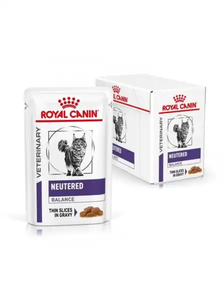 ROYAL NEUTERED BALANCE CAT POUCH 85G (CAJA X12 UNIDADES)